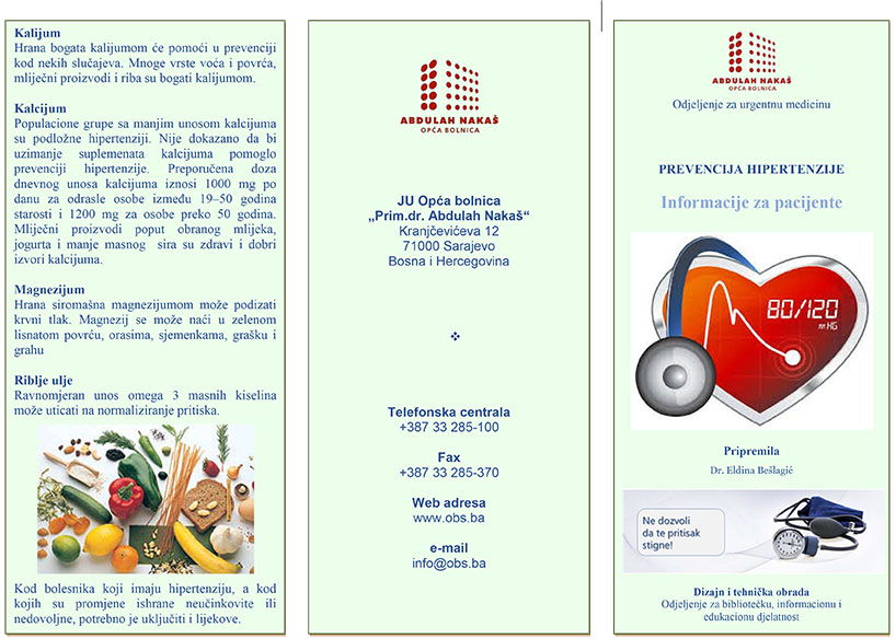 Brošura o hipertenziji